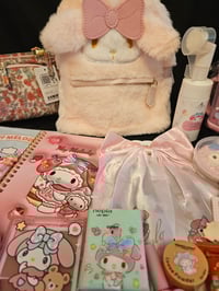 Image 5 of My Melody Fluffy Backpack Bundle 