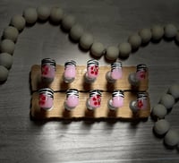 Image 1 of EXTRA SHORT SQUARE SNOOKIE ACRYLIC NAILS