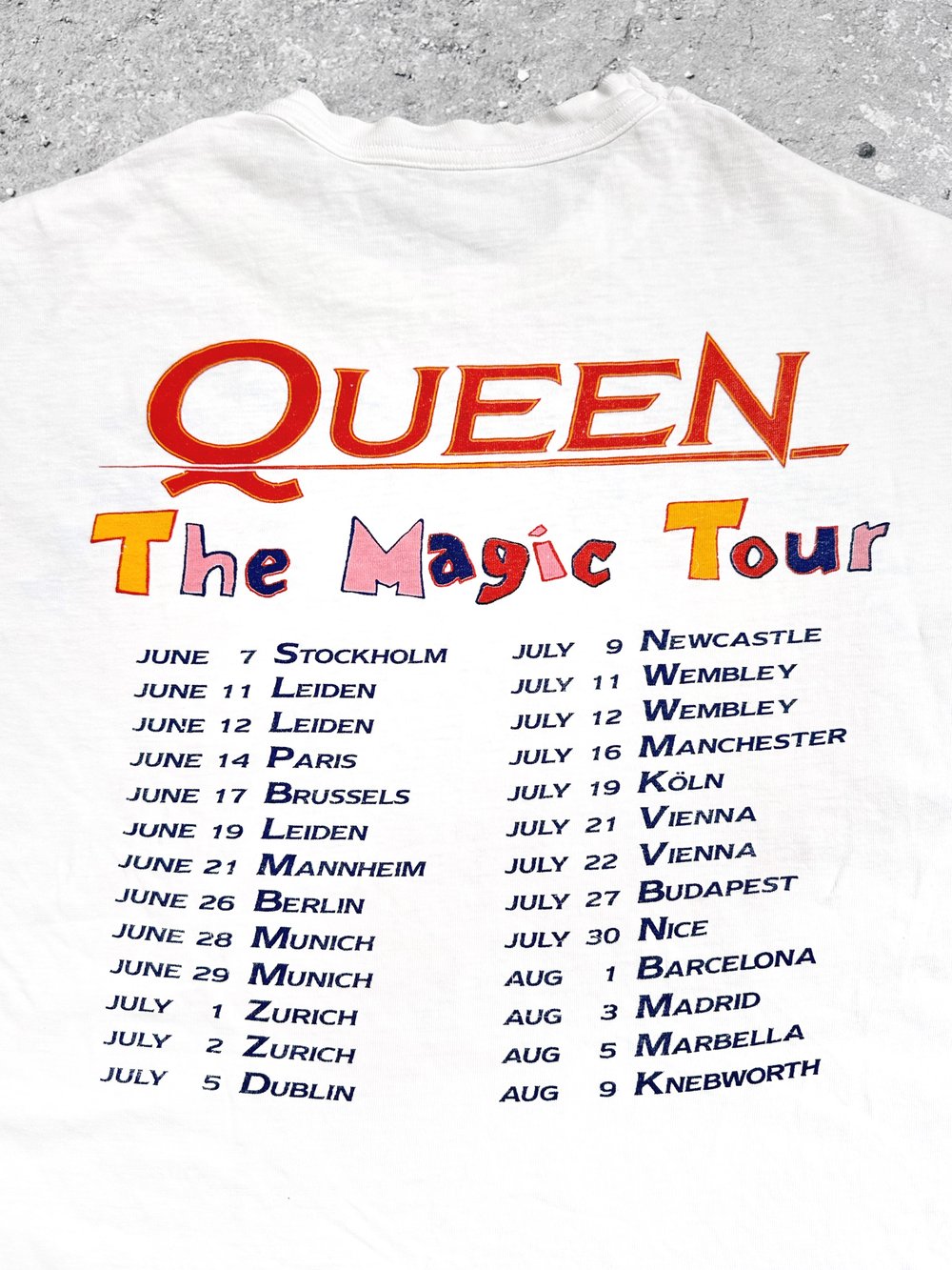 *Rare* Queen 1986 ‘The Magic Tour’ T-Shirt