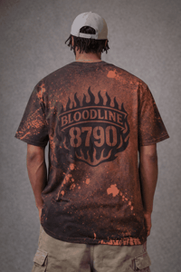 Image 3 of RHINESTONE CROSS TEE