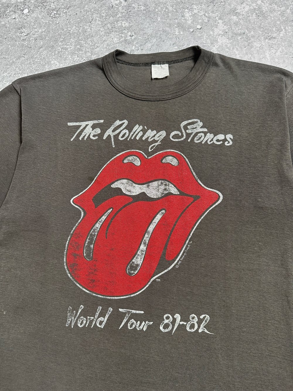 Rolling Stones 1981-82 ‘World Tour’ T-Shirt
