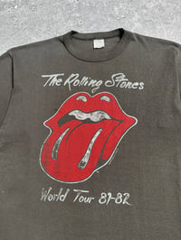 Image 4 of Rolling Stones 1981-82 ‘World Tour’ T-Shirt