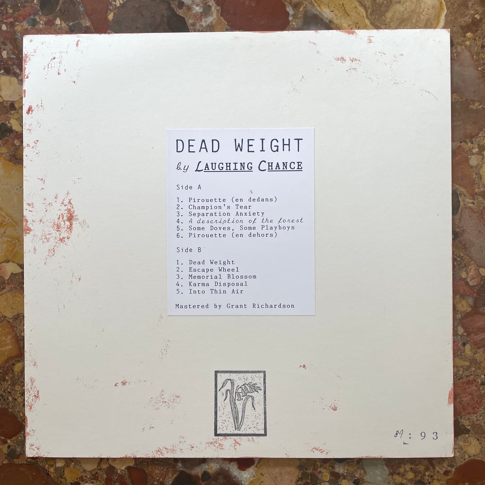 Laughing Chance - Dead Weight LP (Chondritic Sound)