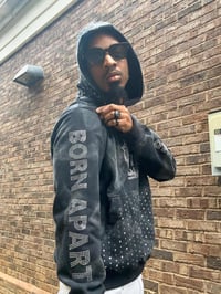 Image 2 of AT ALL COSTS ACID WASHED HOODIE