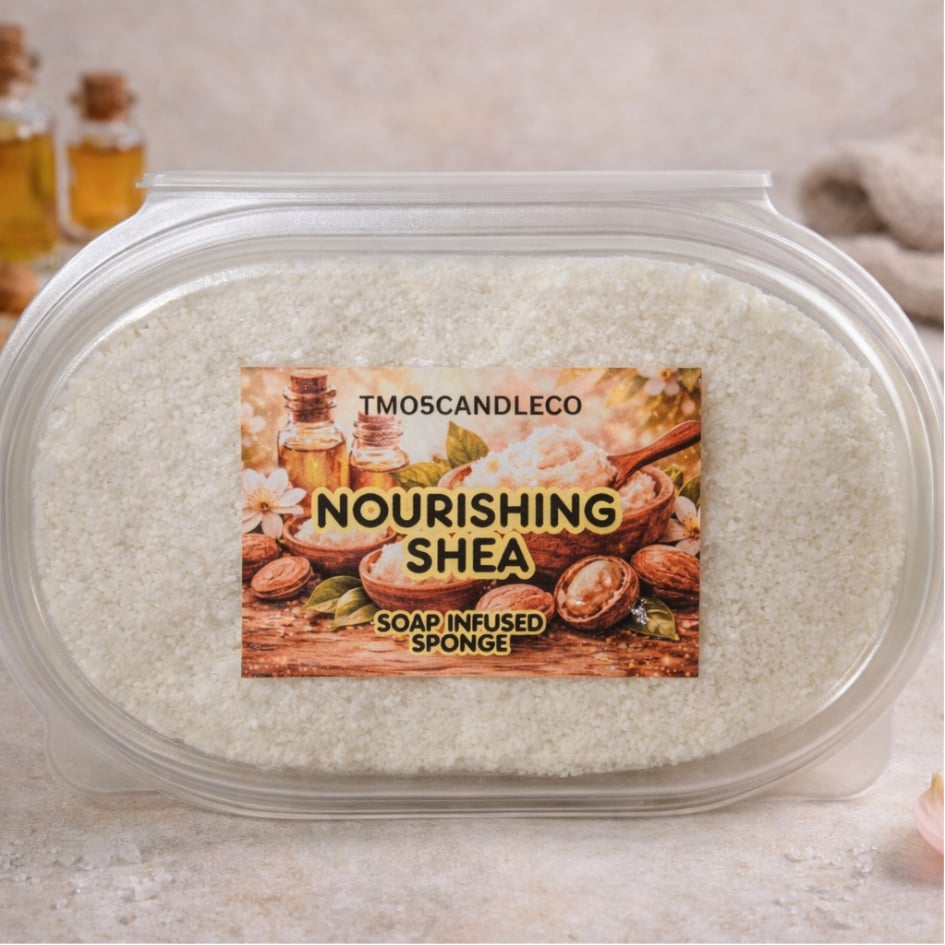 Image of Exfoliating Soap Infused Bath Sponge | Long Lasting Shower Sponge