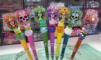 Image 1 of Sugar Skull Acrylic Charm Pens 