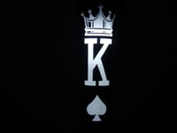 Image 1 of King of spades lighted pen