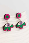 Pendientes Jump Florojo verde