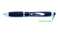 Image 3 of lighted surfboard ink pen with pinapple design