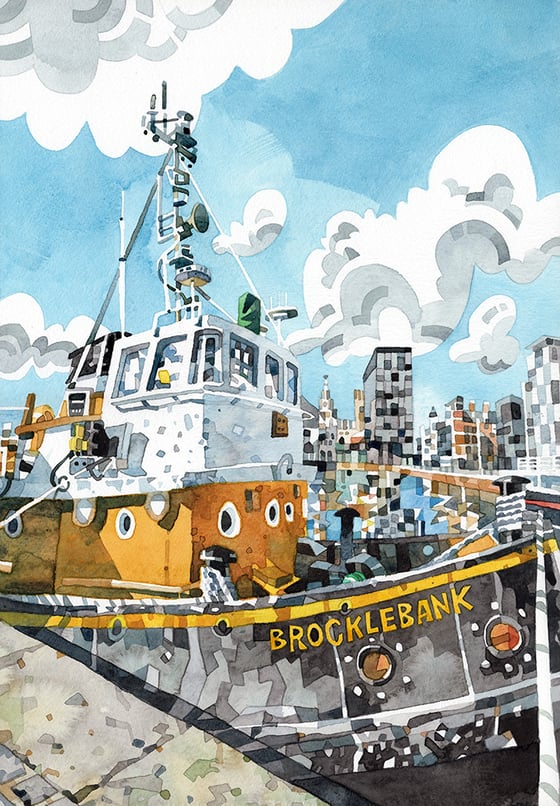 Image of Albert Dock, Liverpool Print