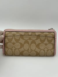 Image 10 of Coach CC Canvas Pink Leather Purse