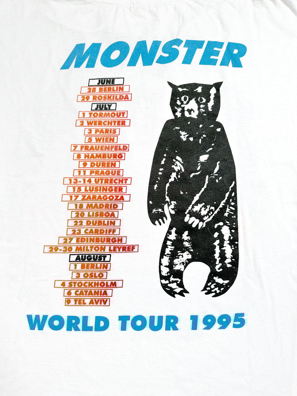 *Rare* R.E.M. 1995 ‘Monster’ White T-Shirt