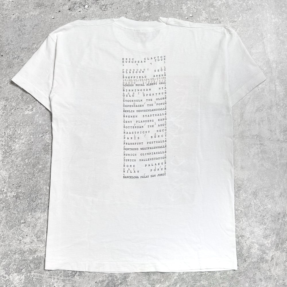 Eric Clapton 1995 ‘European Tour’ White T-Shirt