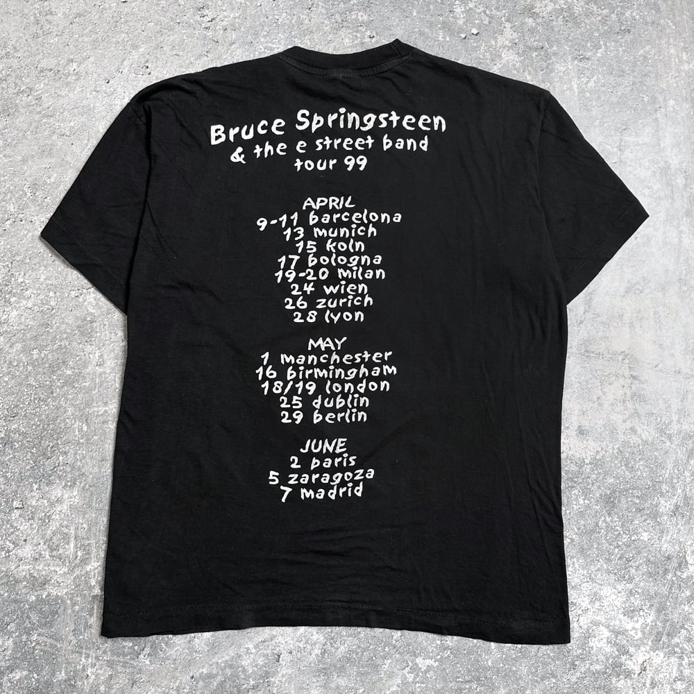 Bruce Springsteen & The E Street Band 1999 European Tour T-Shirt