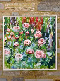 Image 2 of  Peonies, Nigella and lupins  50cm x 50cm