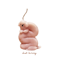 Image 5 of slug dog candle 