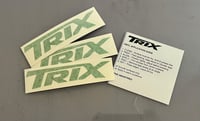 Image 2 of 3 x TRIX die cut stickers 