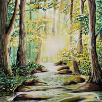 Image 2 of Whispers of Golden Light Print