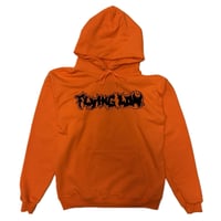 Flying Low Eli Logo Hoodie Orange/Black