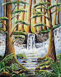 Image 1 of Rays of the Hidden Cascade Print