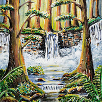 Image 2 of Rays of the Hidden Cascade Print