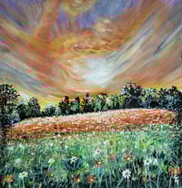 Blaze of Wild Flowers Print