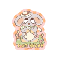 brave mouse sticker