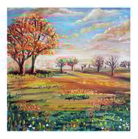 Image 1 of Mandarin Landscape Greeting Card
