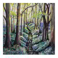 Image 1 of Bluebell Symphony Greeting Card