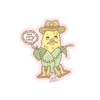 corn cutie sticker