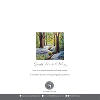 Image 2 of Sunlit Bluebell Way Greeting Card