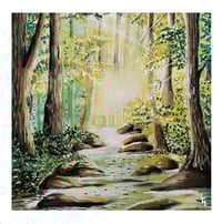 Image 1 of Whispers of Golden Light Greeting Card