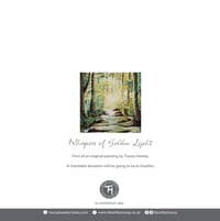 Image 2 of Whispers of Golden Light Greeting Card