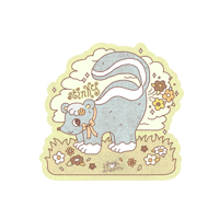 stinky skunk sticker