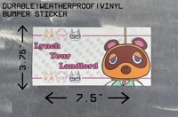 Image 2 of Lynch Your Landlord Bumper Sticker