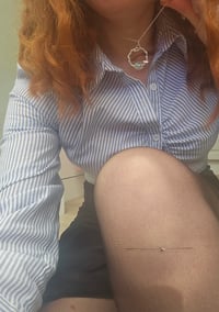 Image 10 of Ready to ship! 'Mystical Vines ' Sterling Silver Necklace with Abalone Shell 