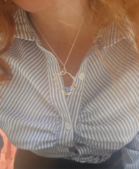 Image 5 of Ready to ship! 'Mystical Vines ' Sterling Silver Necklace with Abalone Shell 