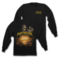 Image 1 of LRC x WLK - " ATOMIC TOUR  " -  BLACK HEAVYWEIGHT LONG SLEEVE