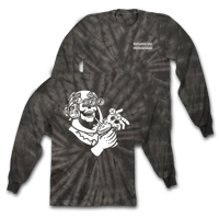 Image 1 of LRC x WLK - " MONOCHROME  " -  SPIDER BLACK TIE DYE LONGSLEEVE