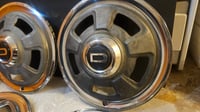 Image 4 of 240z Series 1 "D" Hubcaps - set of 4 - original - 001