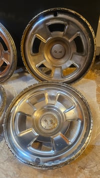 Image 9 of 240z Series 1 "D" Hubcaps - set of 4 - original - 001