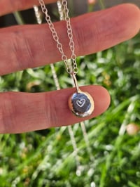 Image 10 of Ready to ship! ' Heart Pebble Necklace ' 
