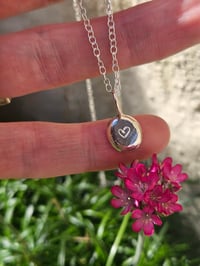 Image 3 of Ready to ship! ' Heart Pebble Necklace ' 