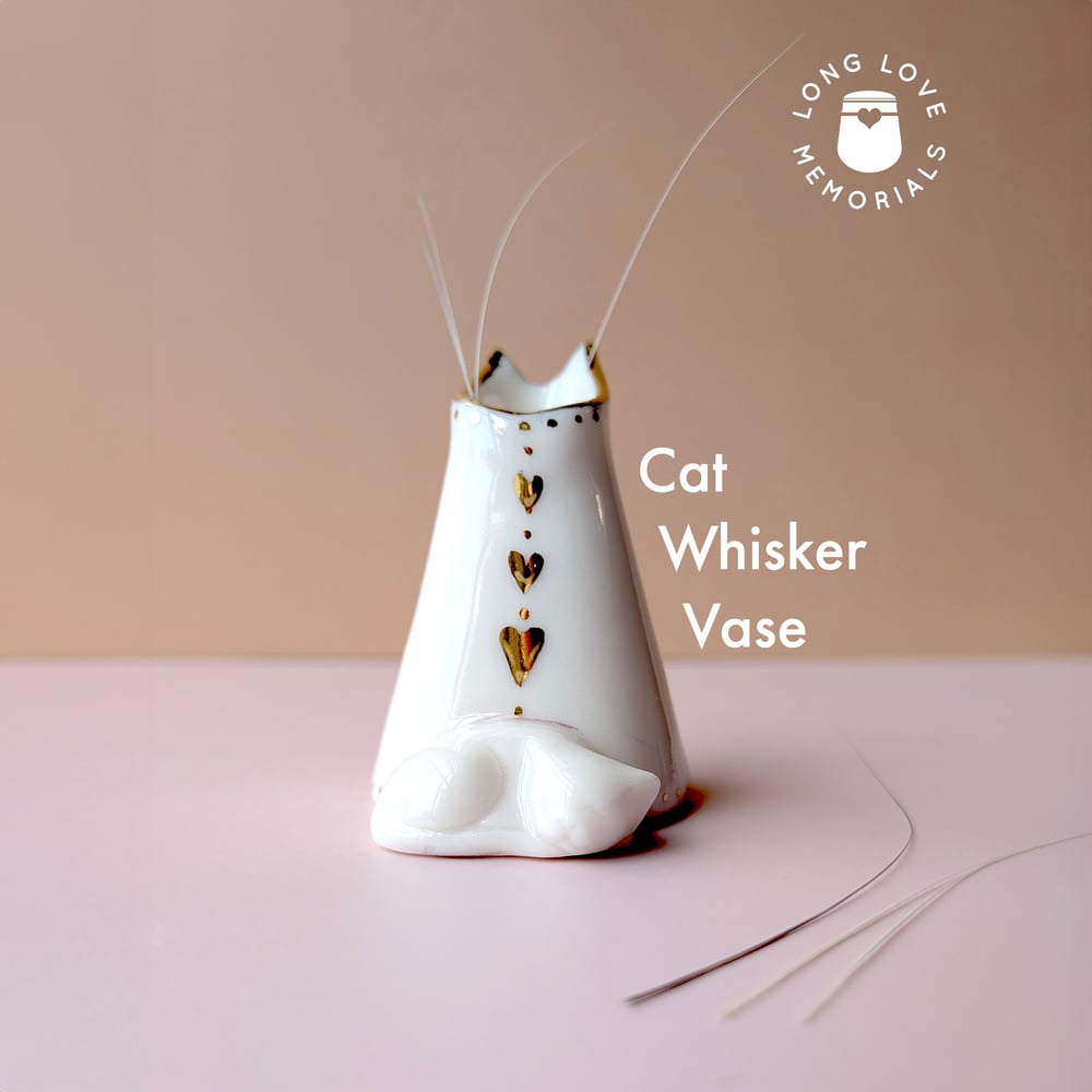Image of Cat Whisker Holder, Keepsake Vase