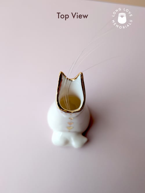 Image of Cat Whisker Holder, Keepsake Vase