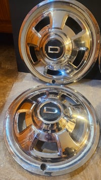 Image 2 of 240z Series 1 "D" Hubcaps - set of 4 - REPRODUCTION 