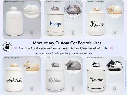 Image of Cat Whisker Holder, Keepsake Vase