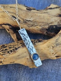 Image 1 of Ready to ship! Kyanite and Sterling Silver Necklace 