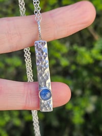 Image 4 of Ready to ship! Kyanite and Sterling Silver Necklace 