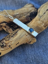 Image 6 of Ready to ship! Kyanite and Sterling Silver Necklace 